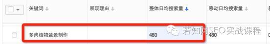 关键词优化